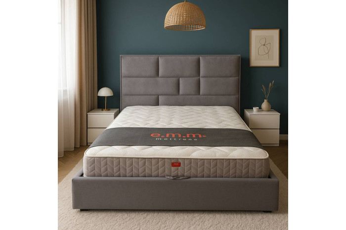 Кровать Стенфорд 160х200 Оттенок серого