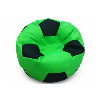 Крісло-мішок М'яч Д60 Зелений/Чорний 243/Black
