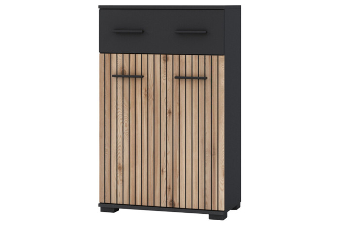 СМ Прихожая Амбре Комод Антрацит/Артизан