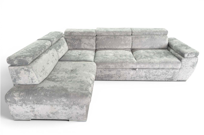 Диван угловой Альба 7 Оттенок серого Эурека 2132 (Toptextil)