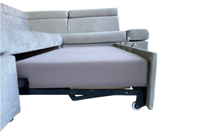 Диван угловой Магнум Г Оттенок бежевого Прадо 03 (СМТ)