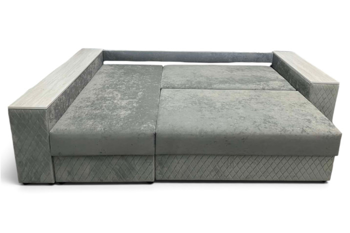 Диван кутовий Міленіум 7 Відтінок сірого Айс 94 (Exim Textil)