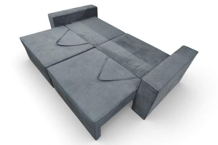 Диван прямой Квадро Оттенок серого