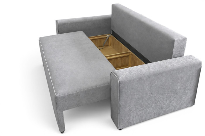 Диван прямой Тея Оттенок серого Айс 61 (Exim Textil)