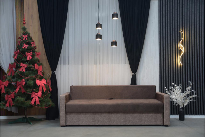 Диван прямий Андора Відтінок бежевого Марс 02/04 (СМТ)