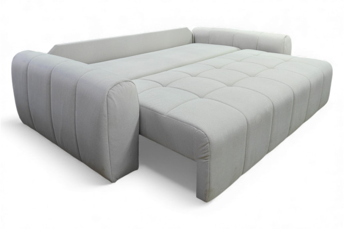 Диван прямий Бергамо Еко Відтінок сірого Марсель 28 (Декора)