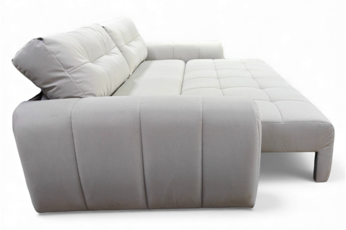 Диван прямий Бергамо Еко Відтінок сірого Марсель 28 (Декора)