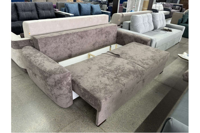 Диван прямий Шевруд Відтінок коричневого Дольче 04 (СМТ)