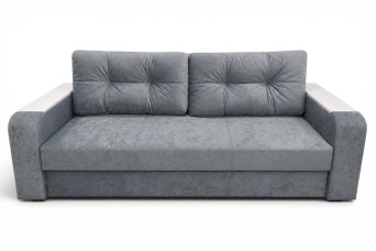 Диван прямой Мадрид 2П Оттенок серого Айс 98 (Exim Textil)