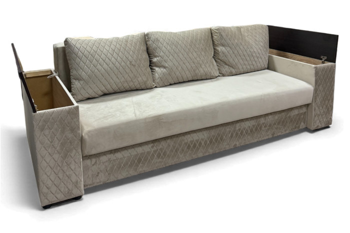 Диван прямий Міленіум Відтінок бежевого Роял 03 (Юнітекс)