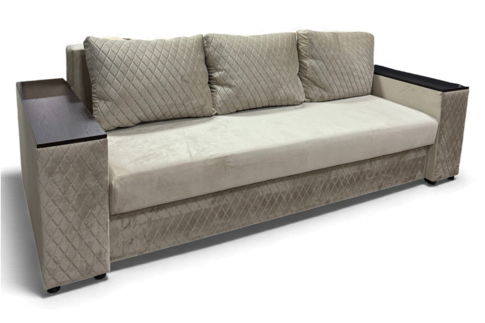 Диван прямий Міленіум Відтінок бежевого Роял 03 (Юнітекс)