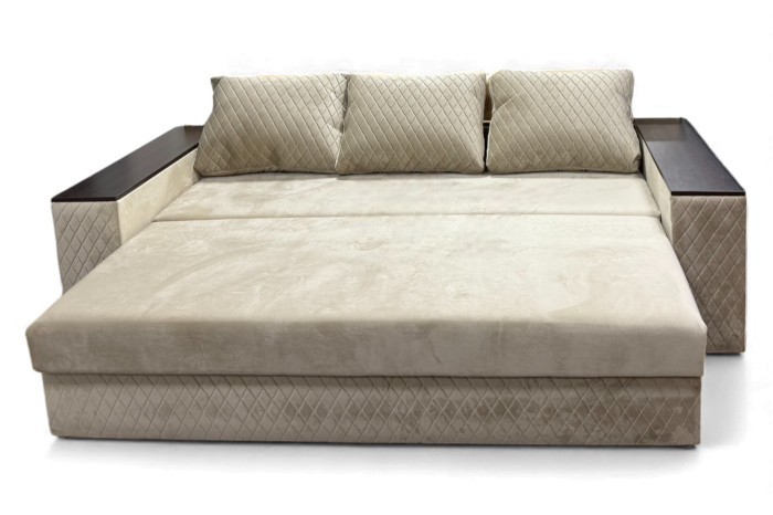 Диван прямий Міленіум Відтінок бежевого Роял 03 (Юнітекс)