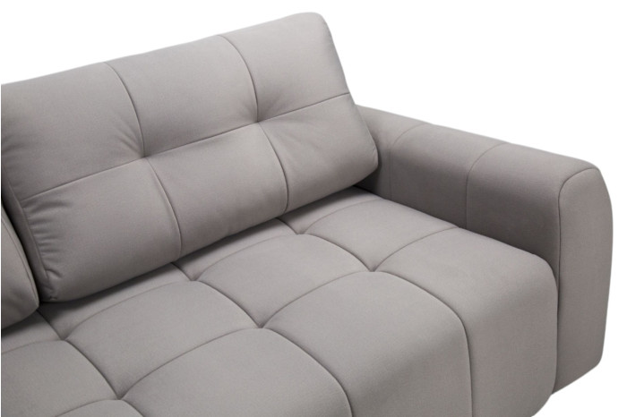 Диван прямой Бергамо Эко Оттенок серого Гелато 04 (Константа)
