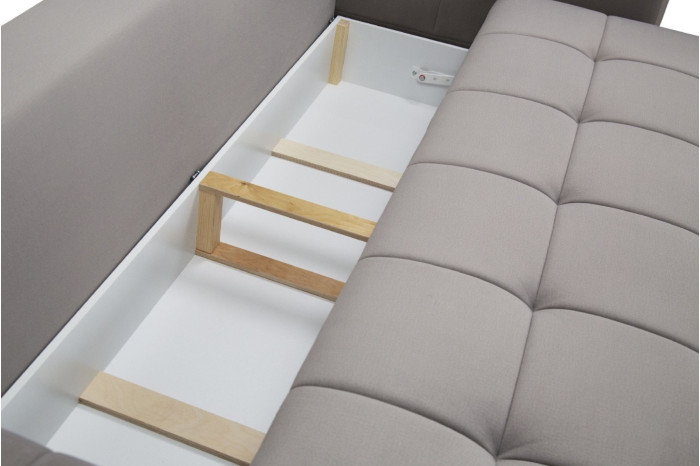 Диван прямой Бергамо Эко Оттенок серого Гелато 04 (Константа)