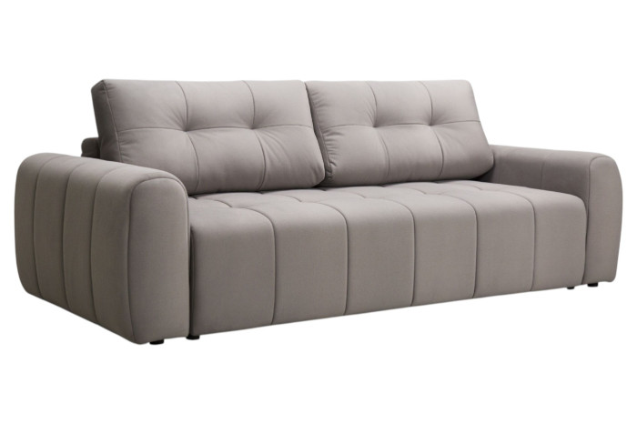 Диван прямой Бергамо Эко Оттенок серого Гелато 04 (Константа)