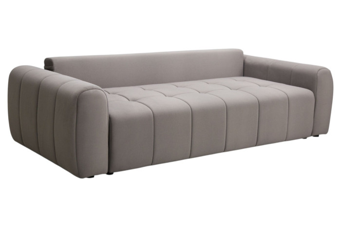 Диван прямой Бергамо Эко Оттенок серого Гелато 04 (Константа)