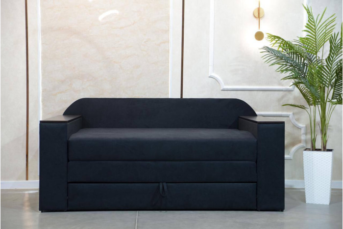 Диван прямий Кент 1,4 Відтінок чорного