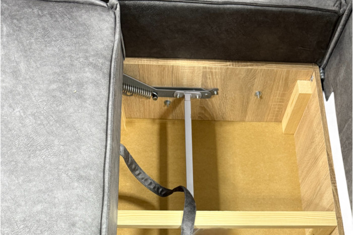 Диван прямой Лофт Оттенок серого