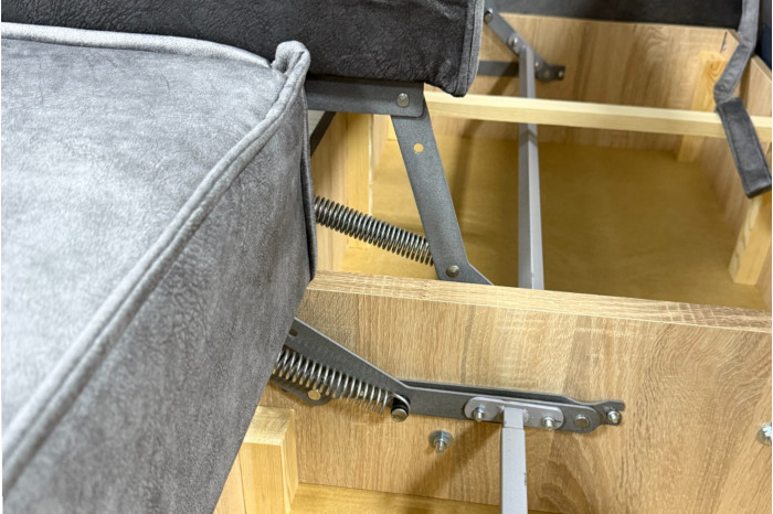 Диван прямой Лофт Оттенок серого