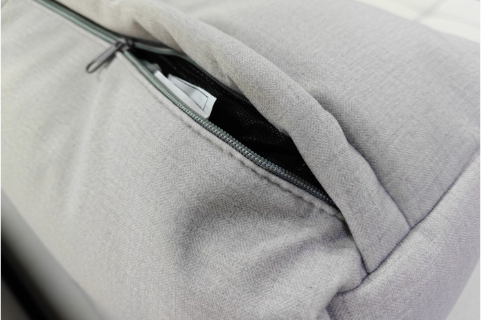 Диван прямий Бергамо Еко Відтінок сірого Олівер 16 (Естетіка)