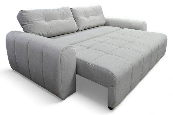 Диван прямий Бергамо Еко Відтінок сірого Олівер 16 (Естетіка)