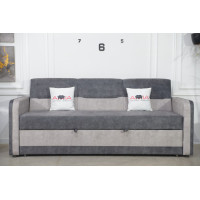 Диван прямий Вікторія Відтінок сірого Чикаго 15/18 (СМТ)