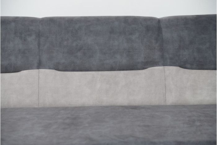 Диван прямий Вікторія Відтінок сірого Чикаго 15/18 (СМТ)