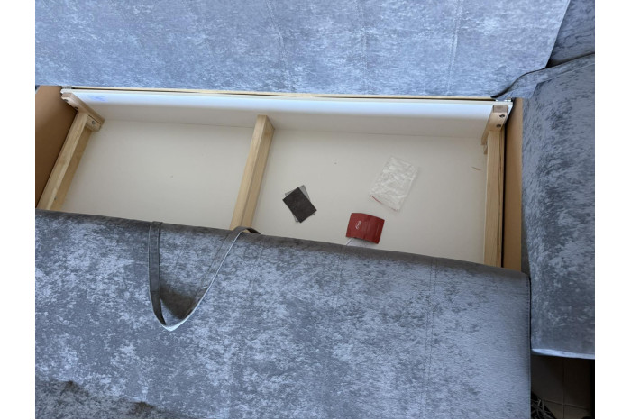 Диван прямий Вікторія Відтінок сірого Дольче 09/05 (СМТ)