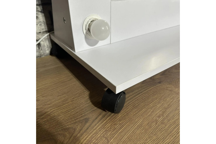 Зеркало с полками 100х190