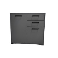 Комод Афіна 2Д2Ш 79х36х74см Сірий графіт