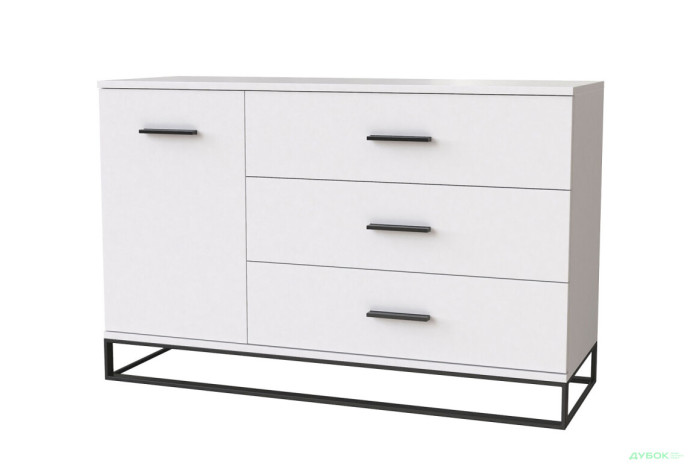 Комод Ascet 120х42х70 Графит