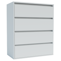 Комод Идея 100/80/4Ш 80х42х100 Нимфея Альба