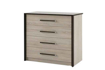 Комод Скарлет 800 80х46х82 Сонома/Венге