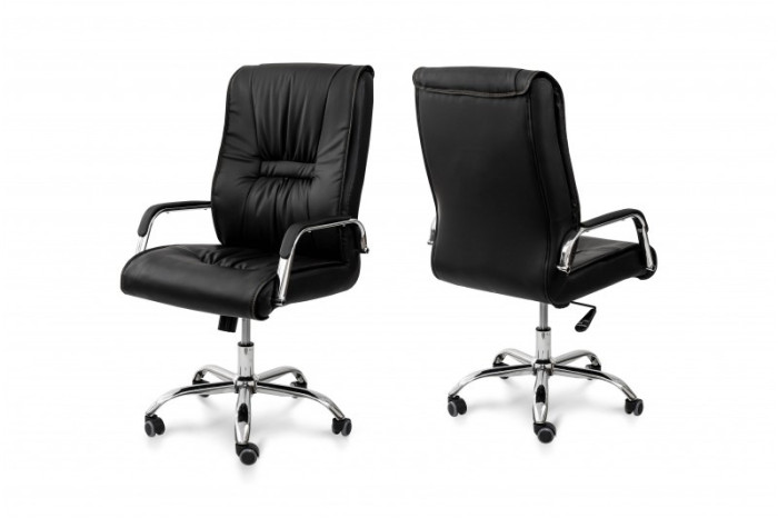 Крісло офісне Чат Хром Чорний