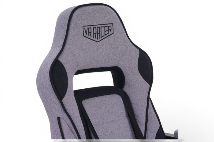 Кресло геймерское VR Racer Textile Webster Серый/Черный