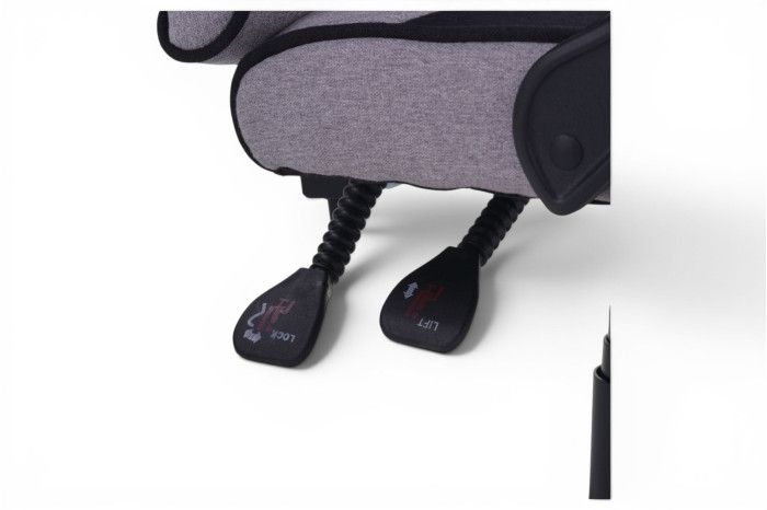 Кресло геймерское VR Racer Textile Webster Серый/Черный