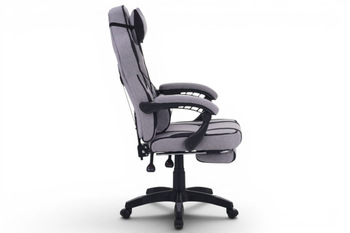 Кресло геймерское VR Racer Textile Webster Серый/Черный