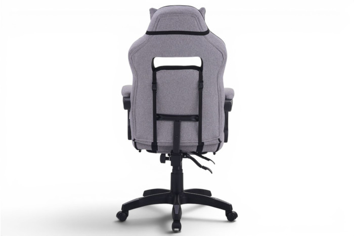 Кресло геймерское VR Racer Textile Webster Серый/Черный