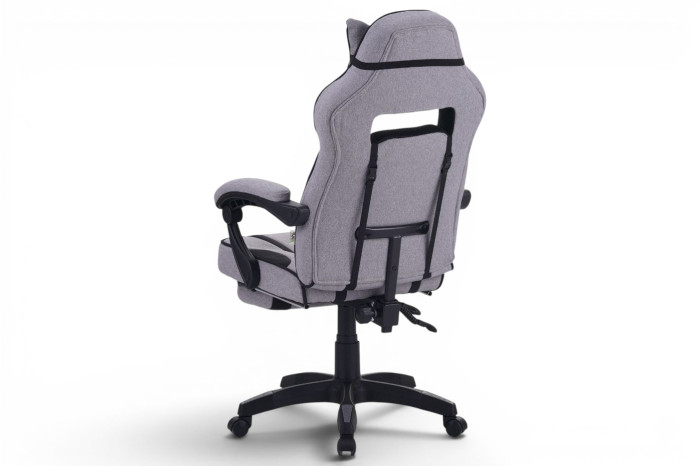 Кресло геймерское VR Racer Textile Webster Серый/Черный