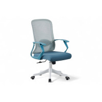 Крісло офісне Уно Сірий Блакитний