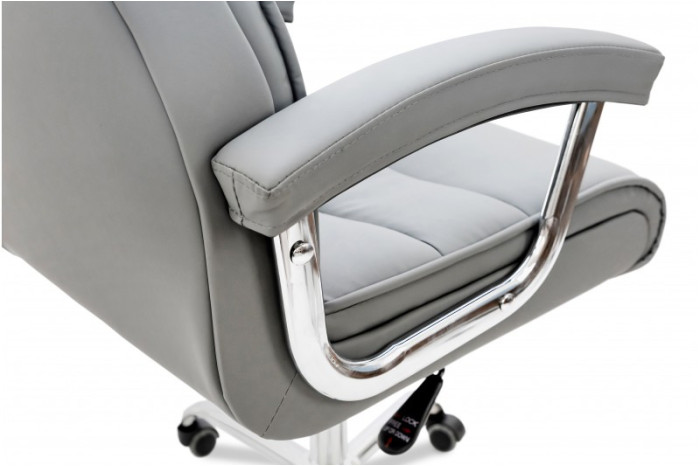 Крісло офісне Паскаль Сірий