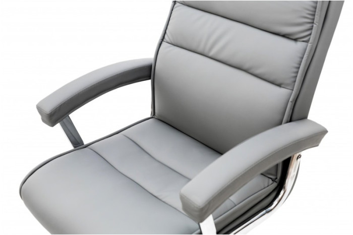Крісло офісне Паскаль Сірий