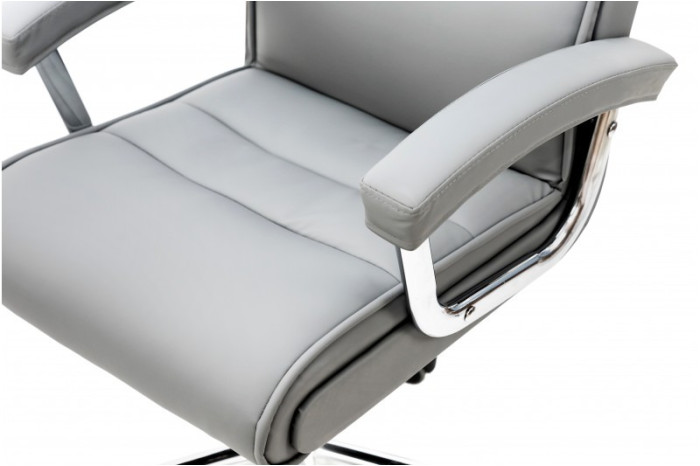 Крісло офісне Паскаль Сірий