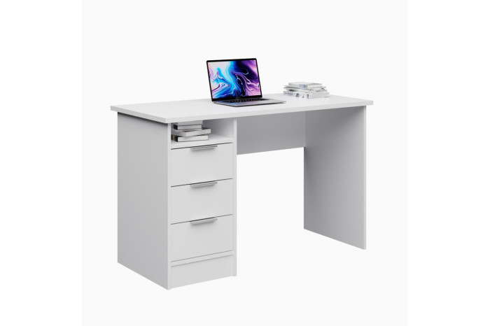 СОКМЕ Стол письменный Студент 120х55х76 Белый