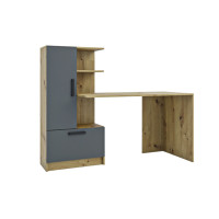 Стол письменный Стандарт левый 150х60х120 Артизан/Антрацит