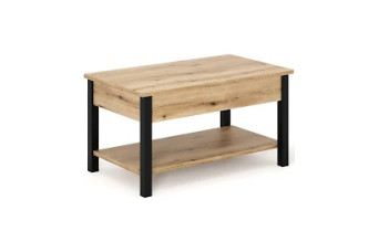 Стіл-трансформер Desk 2.0 94х54х45см Чорний/Білий діаманд