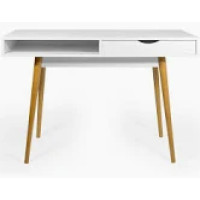 Стол письменный Tamholt Натуальный 112х50х77 Белый