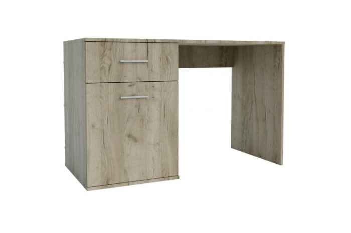 Стол письменный Нордик левый 120х55х75 Шиншилла грей