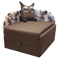 Диван прямой Сова 7 Оттенок коричневого