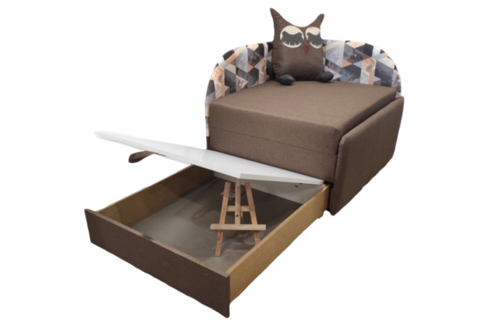 Вика Диван Сова 7 Оттенок коричневого
